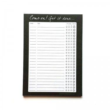 To Do List Notepad A5 - Come on! Get it done...